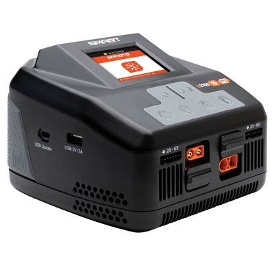 Spektrum Smart S2100 G2 AC Lipo Battery Charger, 2x100W