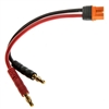 Spektrum IC3 Battery Charge Lead with 6" Wire, 13 AWG, 4mm Bullet