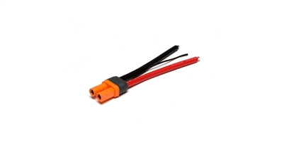 Spektrum IC5 Battery Connector with 4"/100mm Wire, 10 AWG