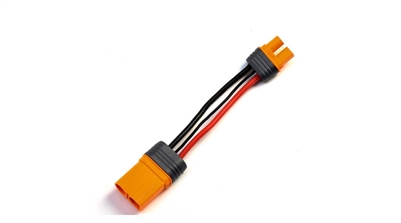 Spektrum Adapter: IC3 Battery / IC5 Device, 4"/100mm Wire 10 AWG
