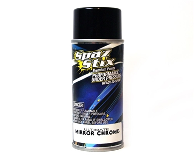 Spaztix Paints Mirror Chrome Spray Paint-3.5 Oz. Aerosol Can