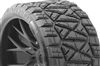 Sweep Land Crusher Belted Monster Truck Tires on Black 1/2" Wide Offset Rims (2)