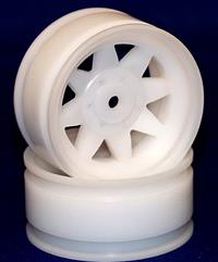 Stormer Racing 1.9" Scale Rock Crawler Wheels" 8 Spoke Machined Nylon, (2)