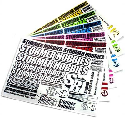 Stormer Racing Stormer Team Decal, 6 Sheets