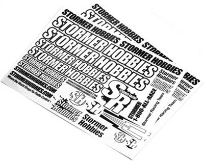 Stormer Racing Stormer Team Decals, White (2)