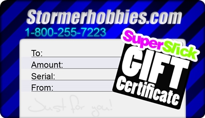 Stormer 25 Dollar Gift Certificate
