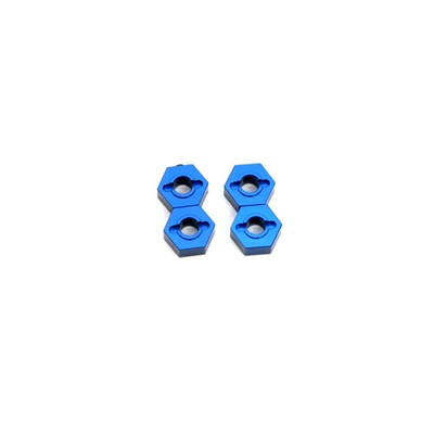 ST Racing Slash 4x4 Hex Adapters, Blue Aluminum