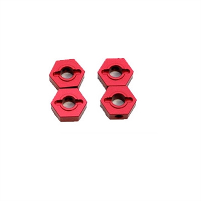 ST Racing Slash 4x4 Hex Adapters, Red Aluminum