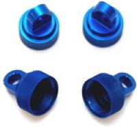 ST Racing Slash/Rustler Aluminum Shock Cap Set, Blue (4)