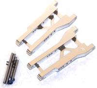 ST Racing Slash Rear A-Arms, Silver Aluminum (2)