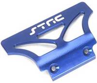 ST Racing Stampede/Rustler Front Bumper, Blue Aluminum