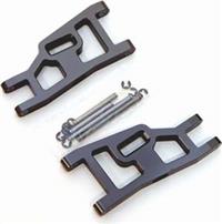 ST Racing Slash Front A-Arms With Pins, Gunmetal Aluminum (2)