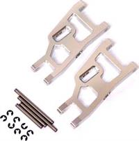 ST Racing Slash Front A-Arms With Pins, Silver Aluminum (2)