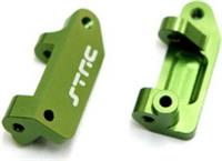 ST Racing Stampede/Rustler Front Caster Blocks, Green Aluminum (2)