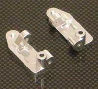 ST Racing Stampede/Rustler Front Caster Blocks, Silver Aluminum (2)