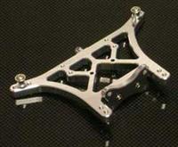 ST Racing Stampede/Rustler Rear Shock Tower, Silver Aluminum