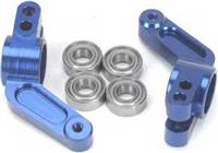 ST Racing Slash/Rustler Rear Hub Carrier Set, Blue Aluminum (2)