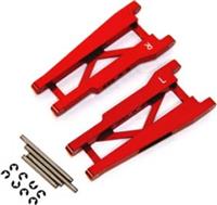 ST Racing Rustler/Stampede/Slash 4x4 Rear A-Arms, Red Aluminum (2)