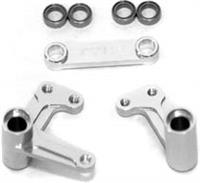 ST Racing Slash Steering Bellcrank Set, Silver Aluminum