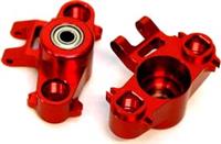 ST Racing Revo 3.3/Maxx 3.3 Steering Knuckles, Red Aluminum