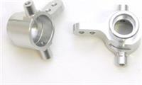 ST Racing Slash 4x4 Front Steering Knuckles, Silver Aluminum