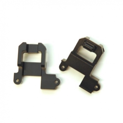 ST Racing Traxxas TRX-4 Rear Towers, black aluminum (2)