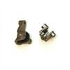 ST Racing Traxxas TRX-4 Lower Front Shock Mounts, gunmetal aluminum (2)
