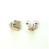 ST Racing Traxxas TRX-4 Lower Rear Shock Mounts, silver aluminum (2)