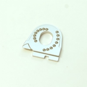 ST Racing Traxxas TRX-4 Motor Mount, silver aluminum