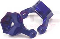 ST Racing Wheely King Hub Carriers, Hubs, Blue Aluminum (2)