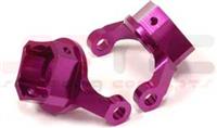 ST Racing Wheely King Hub Carriers, Hubs, Purple Aluminum (2)