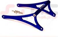 ST Racing Wheely King Upper Handle Bar Set, Blue Aluminum