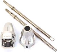 ST Racing Wheely King Rear Steering Lock Out Kit, Silver Aluminum