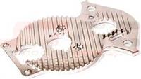 ST Racing Wheely King Heatsink Motor Plate, Silver Aluminum