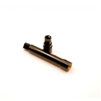 SCX10 Pro Brass Front Axle Tubes, black coated