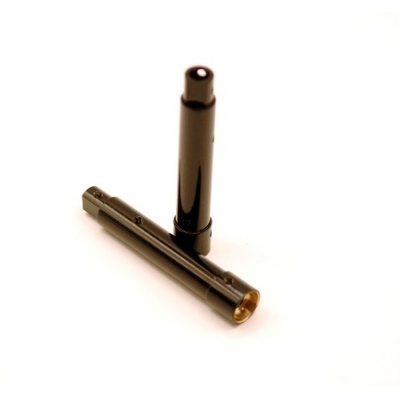 SCX10 Pro Brass Rear Axle Tubes, black coated