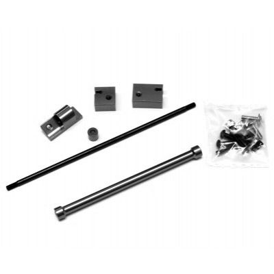 ST Racing SCX10 Off-Axle Servo Mount- Panhard Kit, gunmetal aluminum