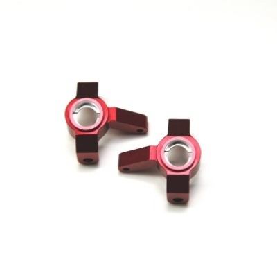 ST Racing Axial SCX10 II Steering Knuckles, red aluminum