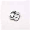 ST Racing Axial SCX10 II Diff Cover, silver aluminum