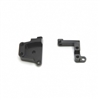 ST Racing Axial SCX10 II Servo Mount Bracket, black aluminum