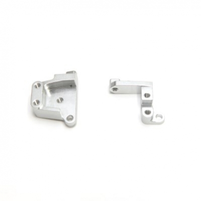 ST Racing Axial SCX10 II Servo Mount Bracket, silver aluminum