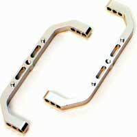 ST Racing AX10 Scorpion Crawler Chassis Lateral Braces-Silver Aluminum