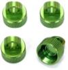 ST Racing Axial Wraith Shock Caps, Green Aluminum