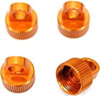 ST Racing Axial Wraith Shock Caps, Orange Aluminum