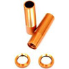 ST Racing Axial Wraith Shock Bodies And Collars, Orange Aluminum (2)