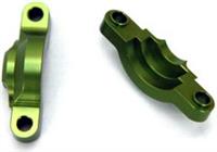 ST Racing Axial Wraith Internal Diff Holders, Green Aluminum (2)