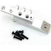 ST Racing Axial Wraith Rear Servo/Upper Link Mount, Silver Aluminum