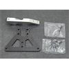 ST Racing Axial Exo Terra Front Chassis Brace, silver aluminum (2)