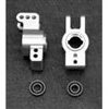 ST Racing Axial Exo Terra Rear Hub Carriers, silver aluminum (2)