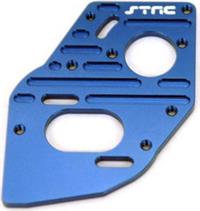 ST Racing SC10 4x4 Heatsink Finned Motor Plate, Blue Aluminum